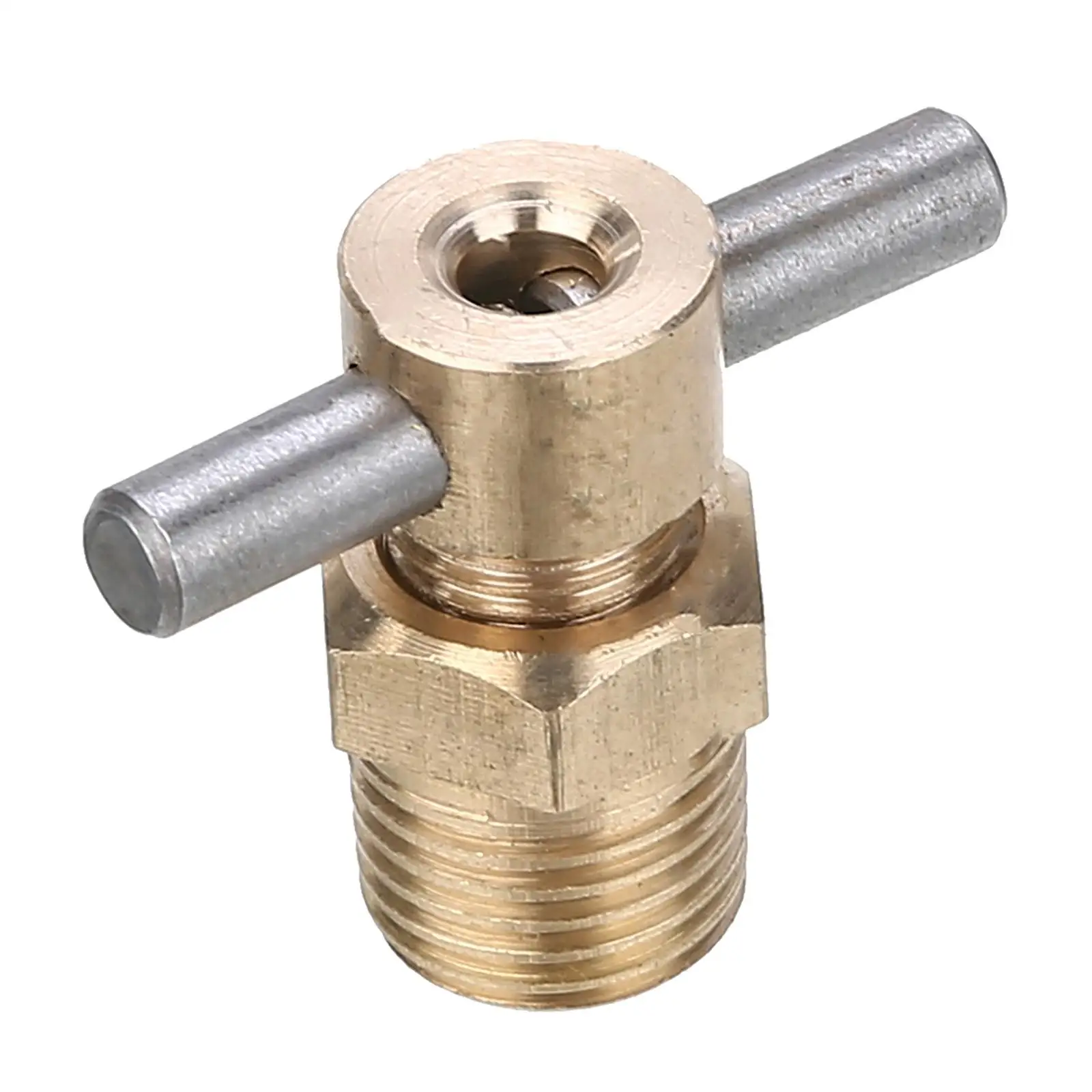 1 Piece Replacement Durable 12mm Diameter Central Installation Radiator Tank Valve 1/4 inch NPT for Home Screw Compressor