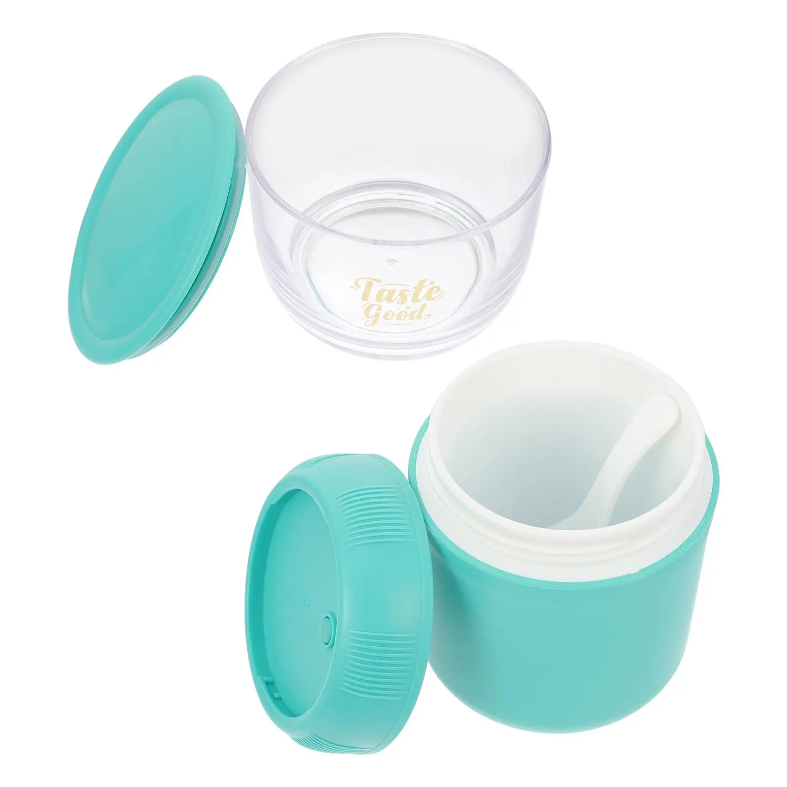 Children Breakfast Cup Kids Portable Tableware Combined Food Cup Durable PP AS Material Safe Design Sealed Boxes Easy Combine