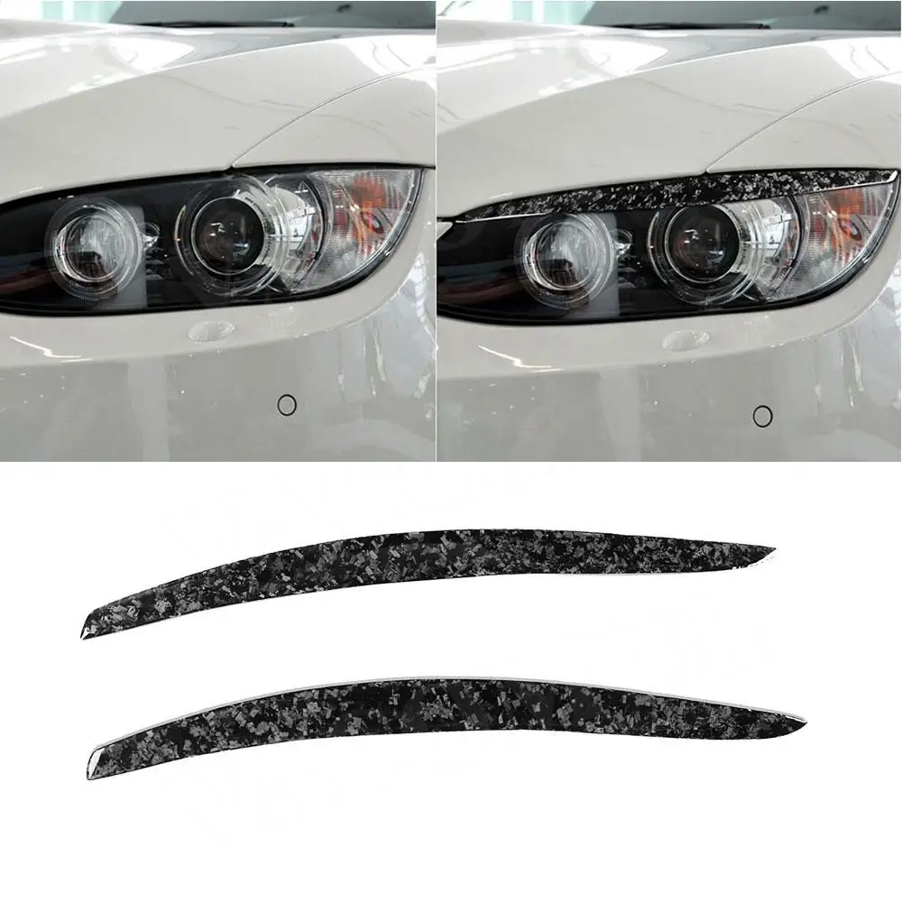 

Forged Carbon Front Lamp Eyebrow Headlight Covers for BMW 3 Series E92 E93 M3 Coupe 2006-2012 Car Styling