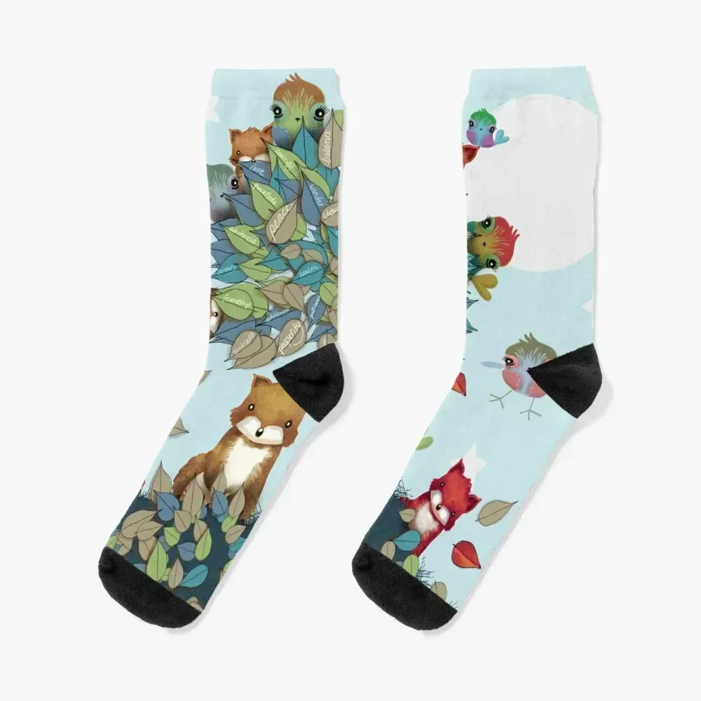 The Friendship Tree Socks with print tennis sports stockings FASHION Mens Socks Women's