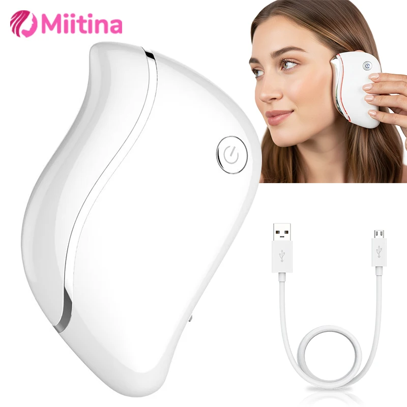 

Электрический массажер для лица 4-в-1: греющий, вибрационный, моделирующий, подтягивающий, против старения, от морщин, от отеков, для ухода за кожей