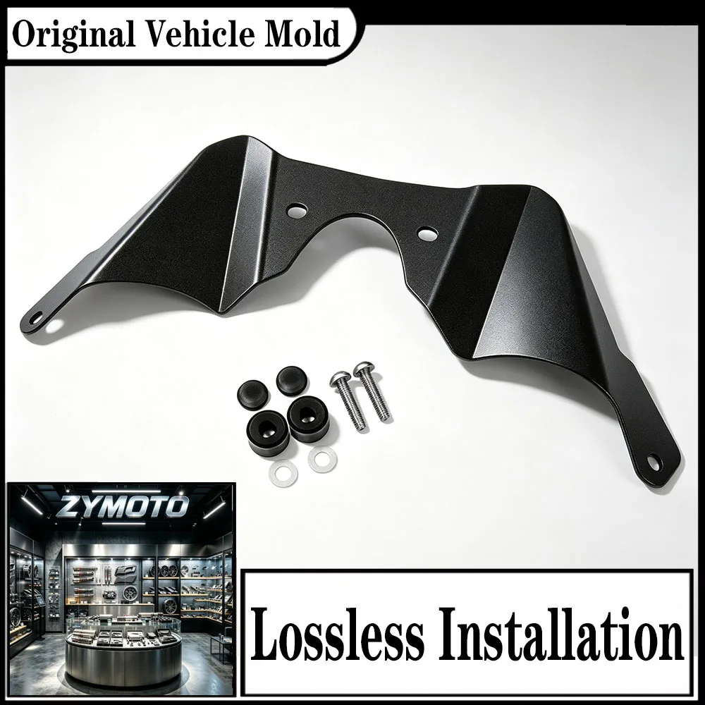 FOR Triumph Tiger 900 Rally GT GT Pro Low 2020-2024 Motorcycle Fork Wind Deflector Updraft Shield Protector Black Aluminum