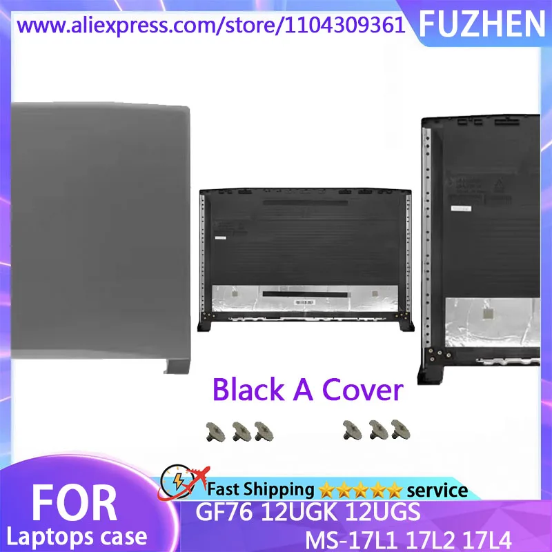 New Cover For Katana GF76 MS-17L1 17L2 17L4 12UGK 12UGS  LCD Back Cover Front Bezel Hinges Palmrest Top Bottom Case hinge