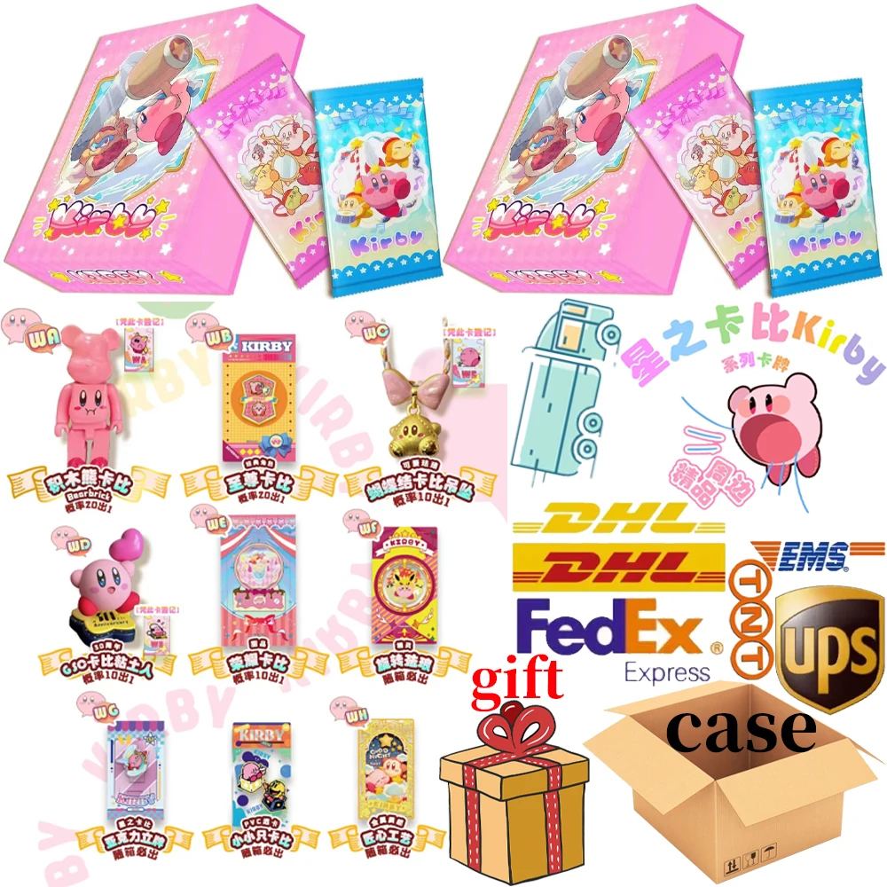 wholesale case Kirby card Anime Cute Protagonist Beautiful Board Games Toys Birthday Gifts for Boys and Girls