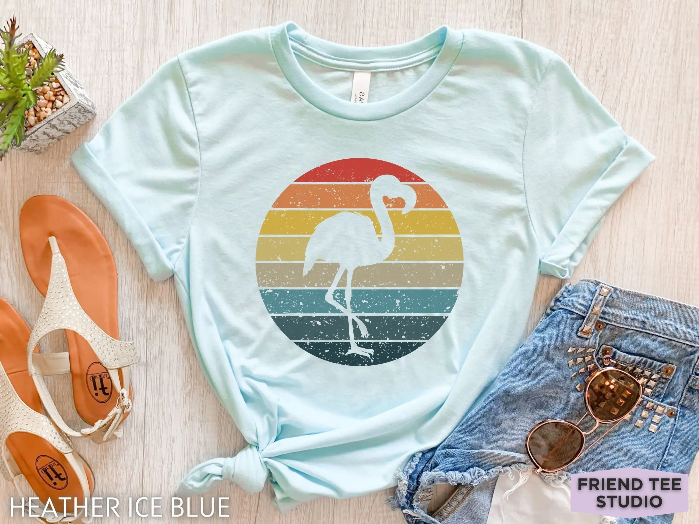 

Flamingo T Shirt Funny s Bird Pink American