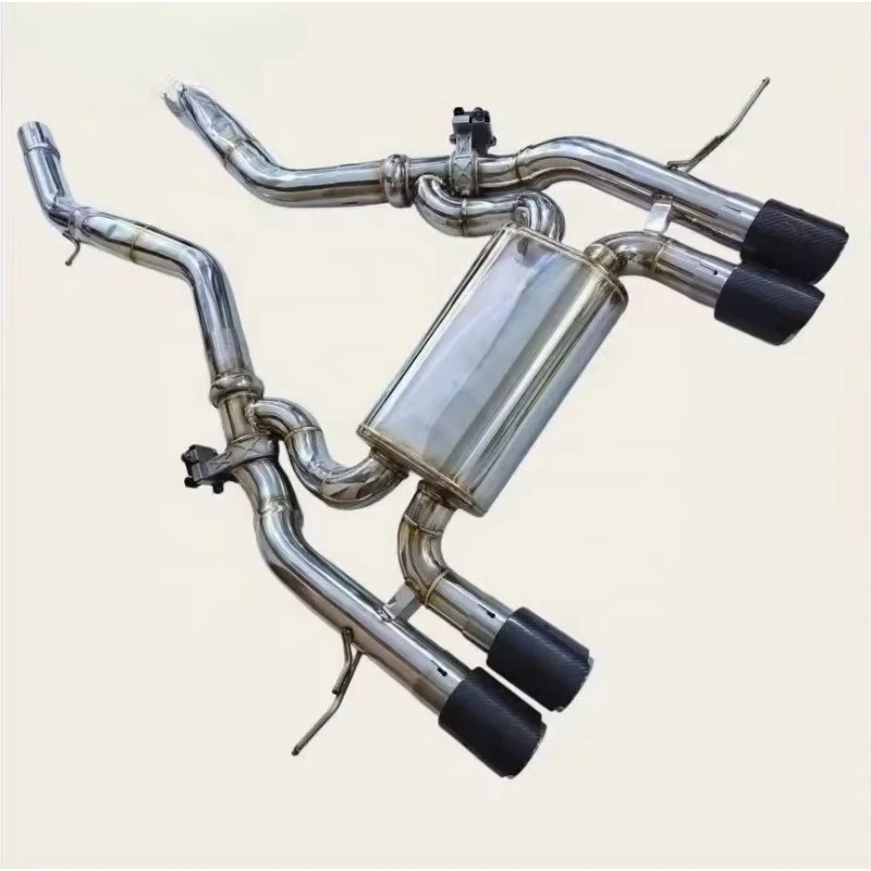 Titanium Front Exhaust Pipe 1.5mm Thick Mirror Polished Stainless Steel  PX