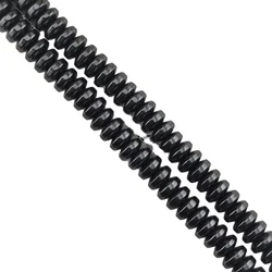 Loose Black Hematite Disc Beads for Making Jewelry  Semi Pecious Stone Spacer Bead 1Strands  4/6/8/10/12mm No magnetic