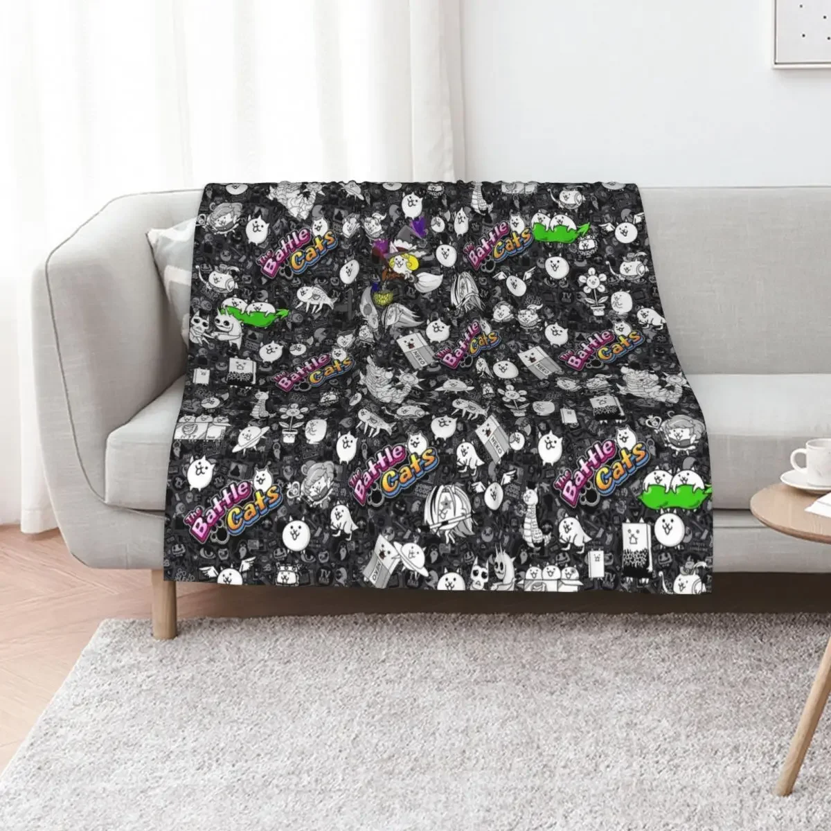 

Battle Cats Throw Blanket Luxury Comforter Stuffeds Flannel Blankets