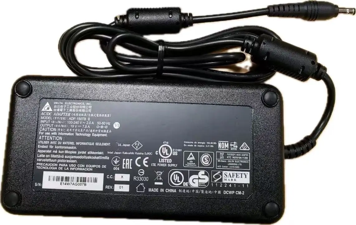 

Delta 19V 7.9A 150W AC Adapter Charger For Razer 2014 2015 BLADE RZ09-01161 RZ09-0195 Laptop Power Supply RC30-0099 RC30-0083