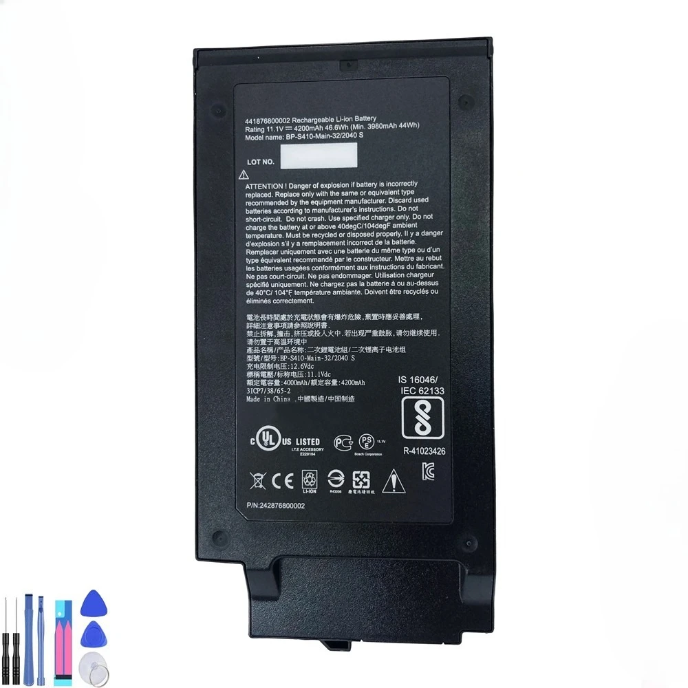 

BP-S410-MAIN-32/2040 S GBM6X2 Battery for FOR GETAC S410 441876800002