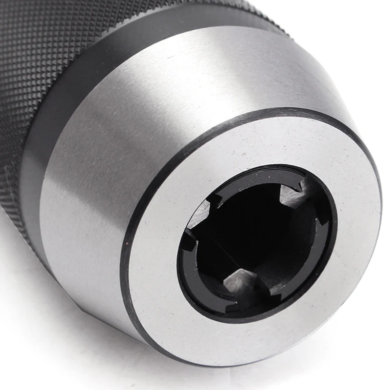 B10 0.5-6mm Keyless Drill Chuck Precision B10 Adaptor Lathe Self Tighten Light Duty Taper Drill Chuck for Power Tool