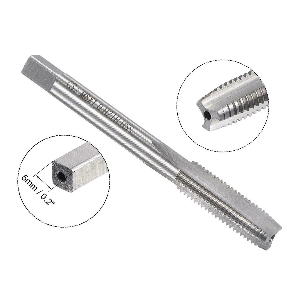 Precision Left Hand Thread Taps and Die Set, M8 x 1mm, High Speed Steel, Perfect for Muzzle Work and Restoration