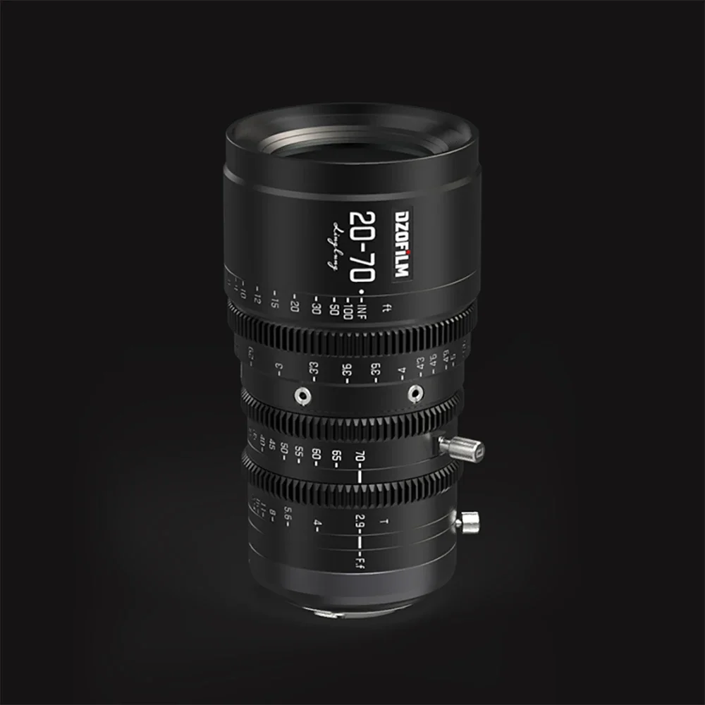 DZOFilm DZO-Objectif Cine Parfocal pour Micro Quatre Ttiers, 10-24mm, 20-70mm, T2.9, MFT