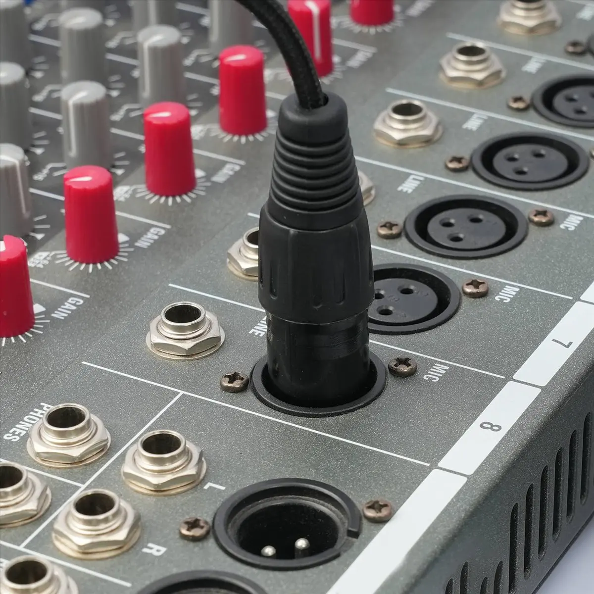A72Z XLR Male to Dual 6.35mm Plug Audio Microphone Cable Microphone Cable Adapter Y-Splitter 1m