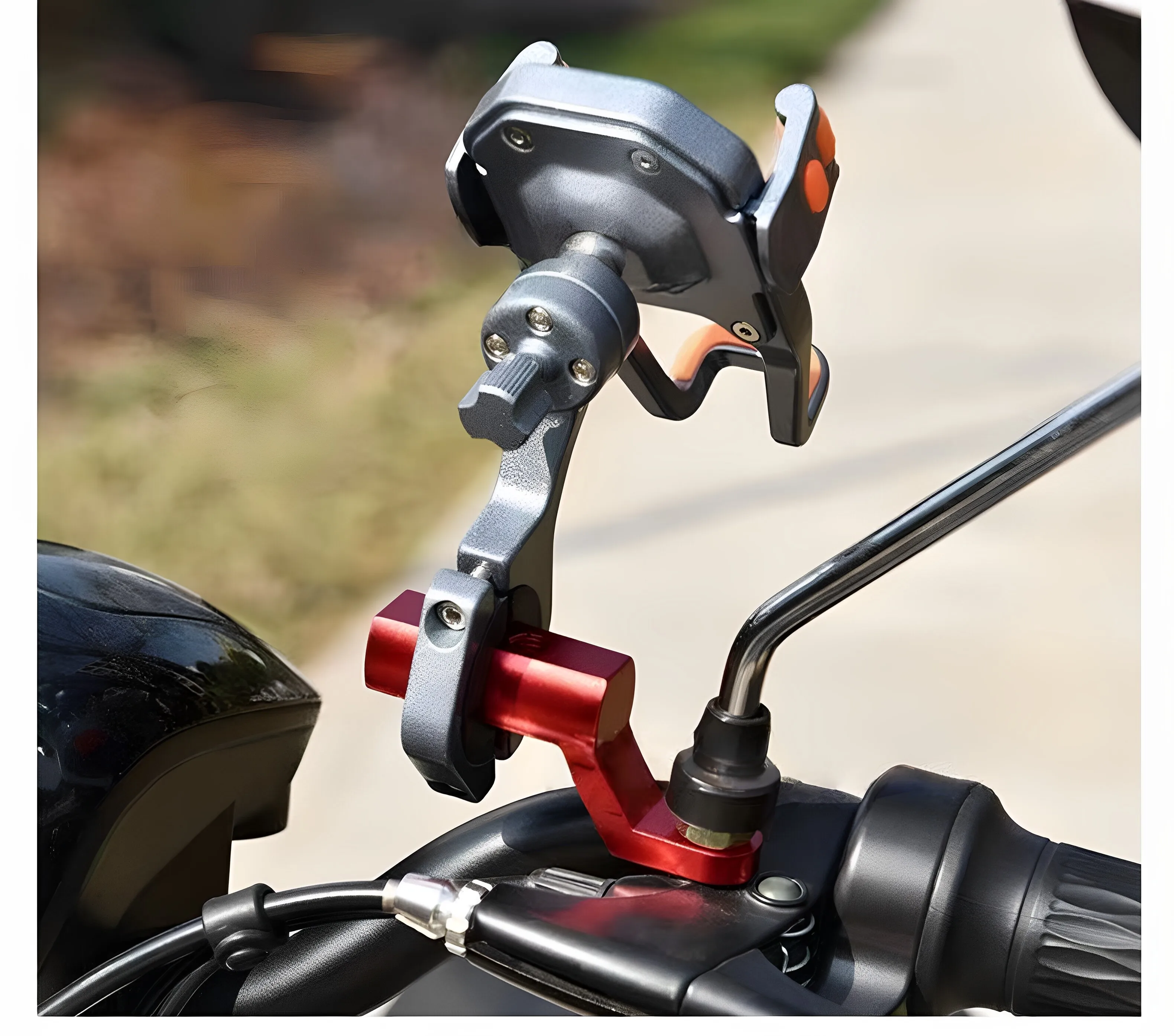 Motorcycle Navigation Extension Bracket Phone Holder For Kawasaki Z400 Z650 Z750 Z800 Z900 Z1000 - view 4