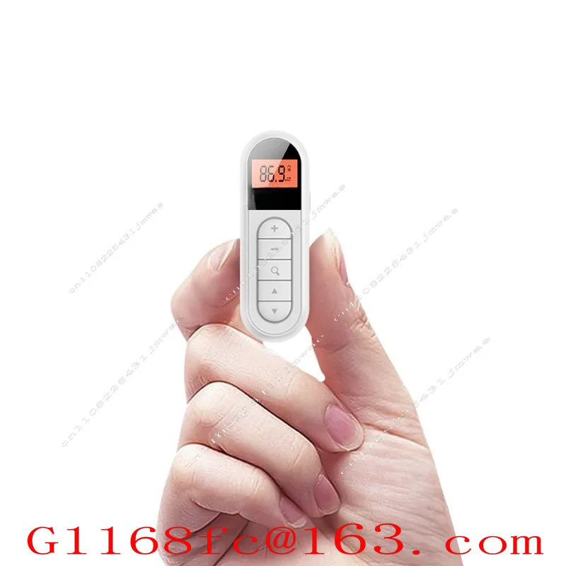 Rechargeable Mini Mini Radio Small Pocket Small Portable Old Man FM Band Back Clip Meeting