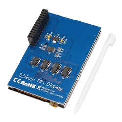 Ahududu Pi 2 B & RPI B/3 için 3.5 inç dokunmatik ekran TFT LCD ekran devre kartı modülü