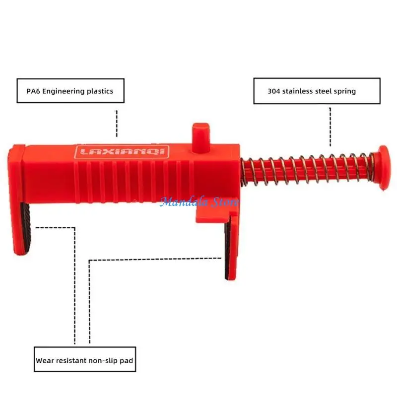 U2JC 2PCS Brick Liner Clamps Runner Wire Brick Line Clips Wire Drawer Bricklaying