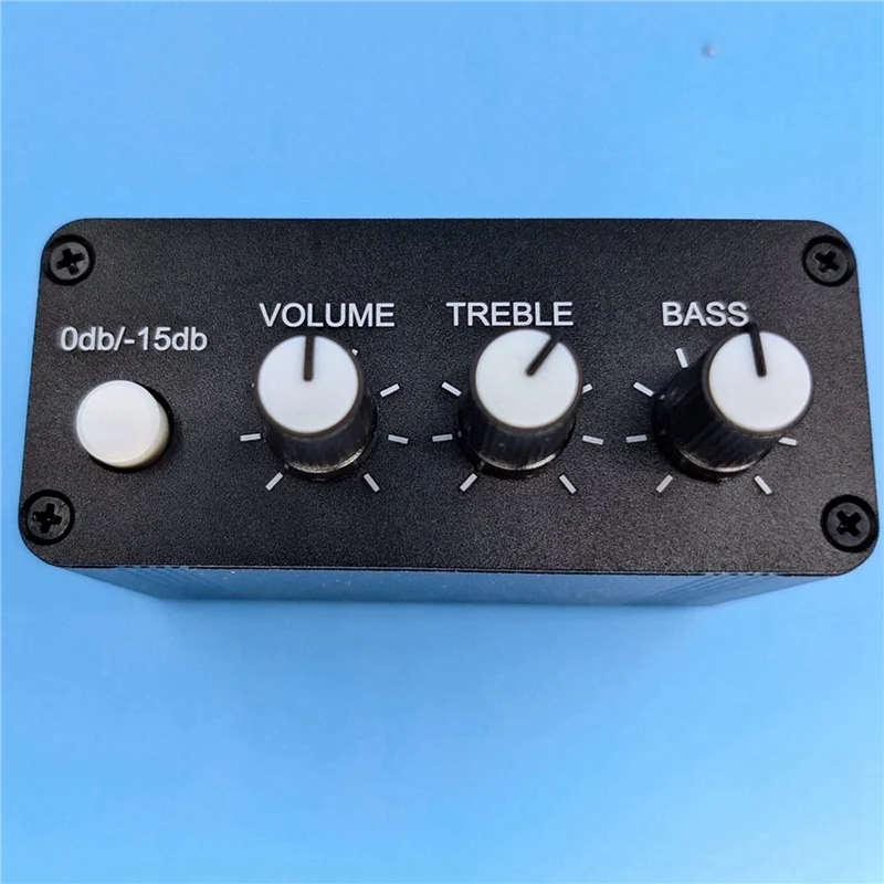 

CJSD-2X NE5532 Dual OP Amp Front Audio Amplifier, Stereo Tube Preamp Treble Mid Bass Tone Control Dual-Purpose