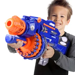 Pistola eléctrica de lanzamiento continuo para niños, juguete eléctrico Bb, serie militar de armas de fuego, pistola de bala suave, francotirador