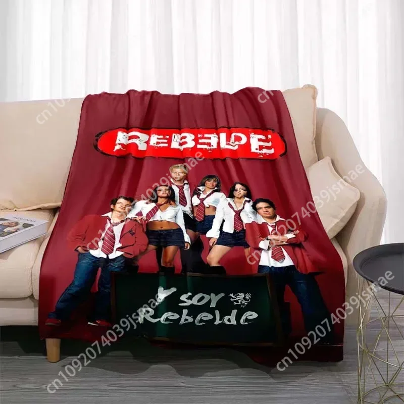 Fashionable Flannel Plush Blanket RBD Rebelde and Shakira Sublimation Soft Warm Blanket Bedroom Sofa Blanket Custom Blankets