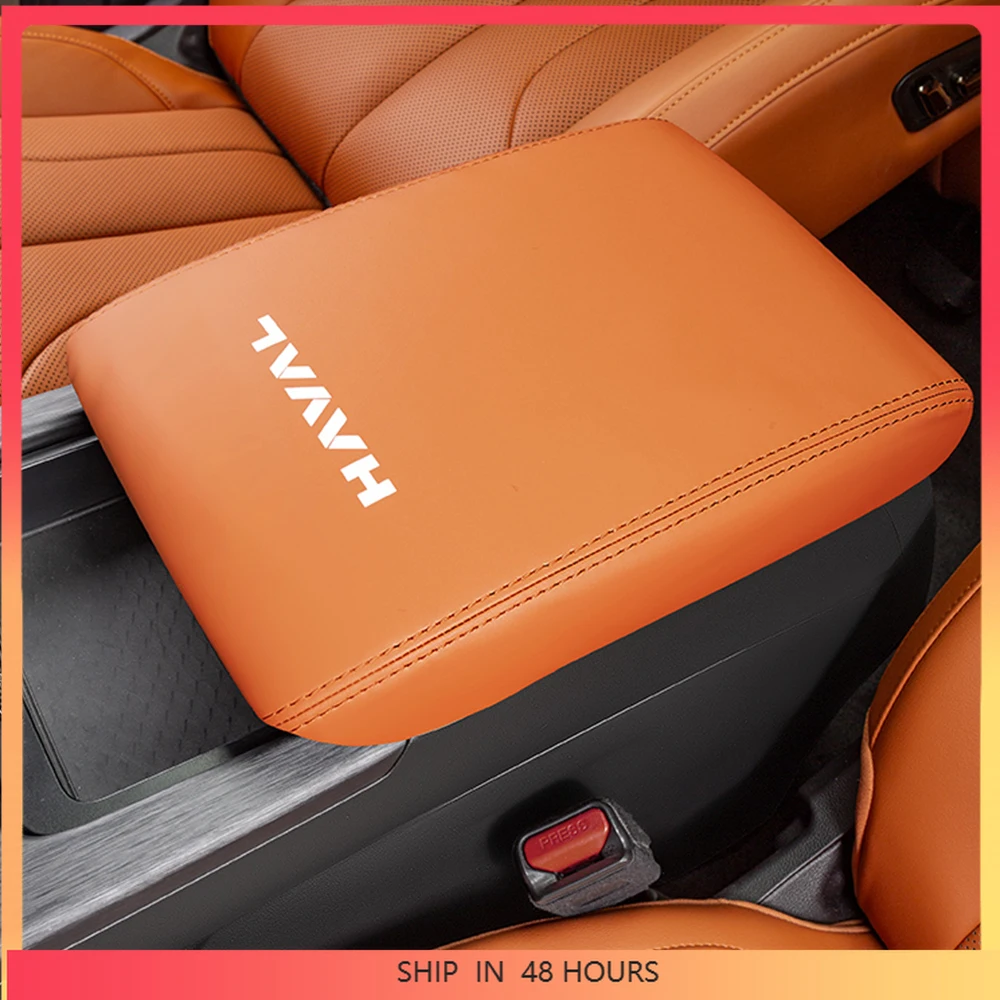 

New For 2024 GWM HAVAL H9 Handrail Box Protective Cover Interior Modification Supplies Thickened Leather Pad Full Coverage