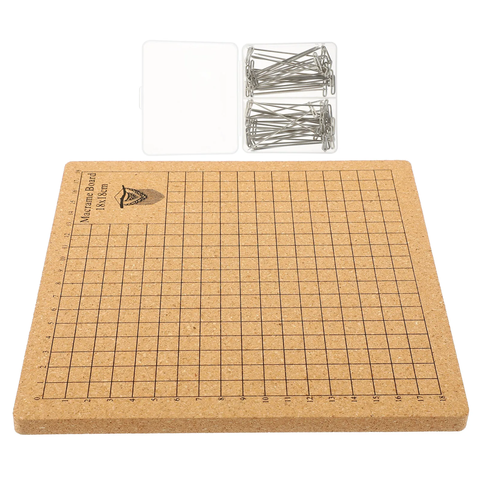 

1 Set Cork Board Diy Kit Premium Macrame Board T Pins For Knotting Projects Jewelry Craft Grid Rope Weaving Supplies Handicrafts