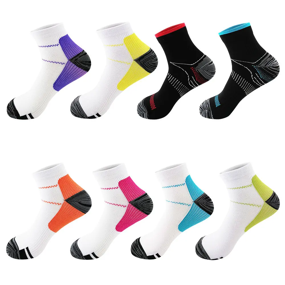 10Pairs Plantar Fasciitis Socks for Men & Women with Arch Support Ankle Compression Socks for Foot Heel Pain Relief