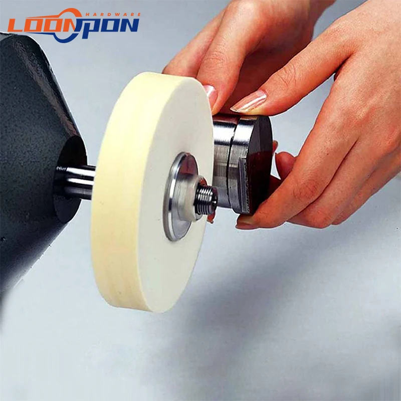 Loonpon 75-150mm Wolle Polieren Rad Polieren Pads Winkel Grinder Rad Filz Polieren Disc Für Jade Metall Glas marmor Keramik