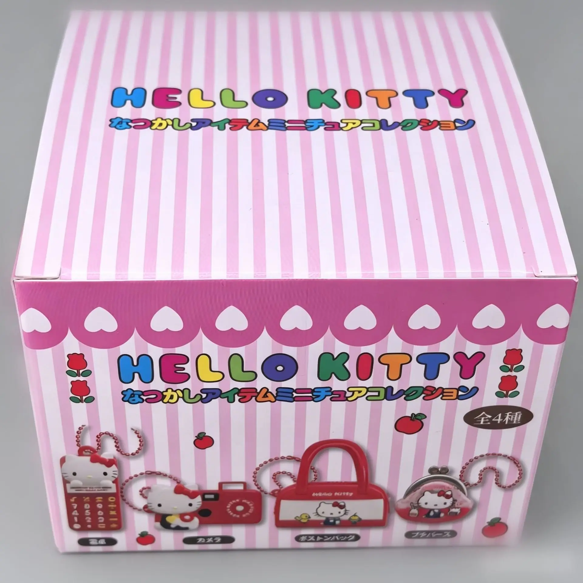 Sanrio Hello Kitty 50th Anniversary Blind Box Retro Camera Telephone Charm Y2K Handbag Keychain Pendant Anime Figure Toy view 2