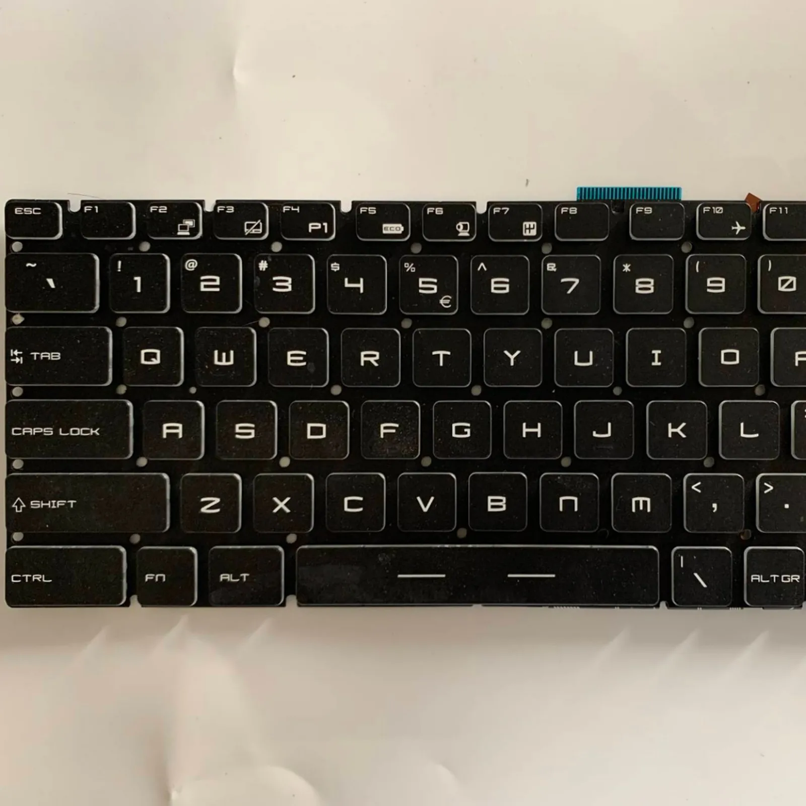 تخطيط US RU للوحة مفاتيح الكمبيوتر المحمول MSI GP65 GF75 GS75 GP75 MS-17E7 17F2 17F4 7RFX