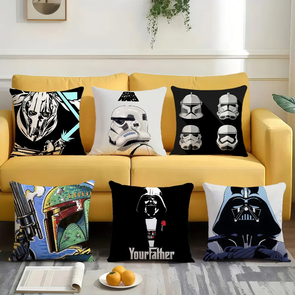 movie d-Darth Vader s-Star w-Wars soft pillowcase for Sofa Home Living Room office Decor Protective Covers hogar pillow cover