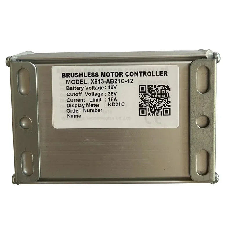 

Nulkomma Brushless Motor Controller X813-AB21C-12 48V 18A E-Bike Scooter Universal E-Bike Conversion Kit Bicycle Speed