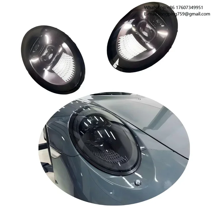 New 2012-2019 for Porsche 911 LED Modified Headlights 6000K Daytime Running Lights for 991 Model Car
