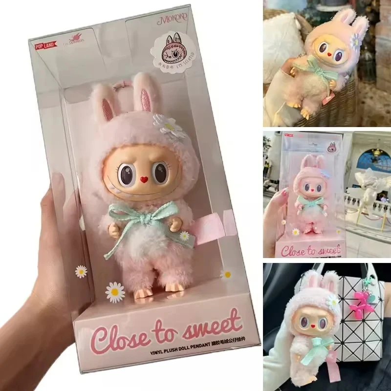 

In Stock MOKOKO Sweetheart Doll Pendant Labubu Kawaii Creative Ornament Ornament Christmas Gift Children Toys Labubu