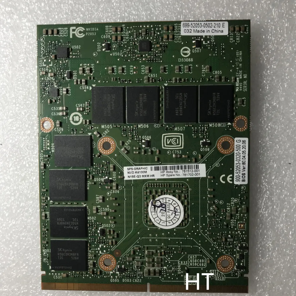 Test ok Quadro k4100 k4100m GDDR5 4GB Video Graphics CardFor A1312 Dell M6700 M6800 HP 8740W 8760W