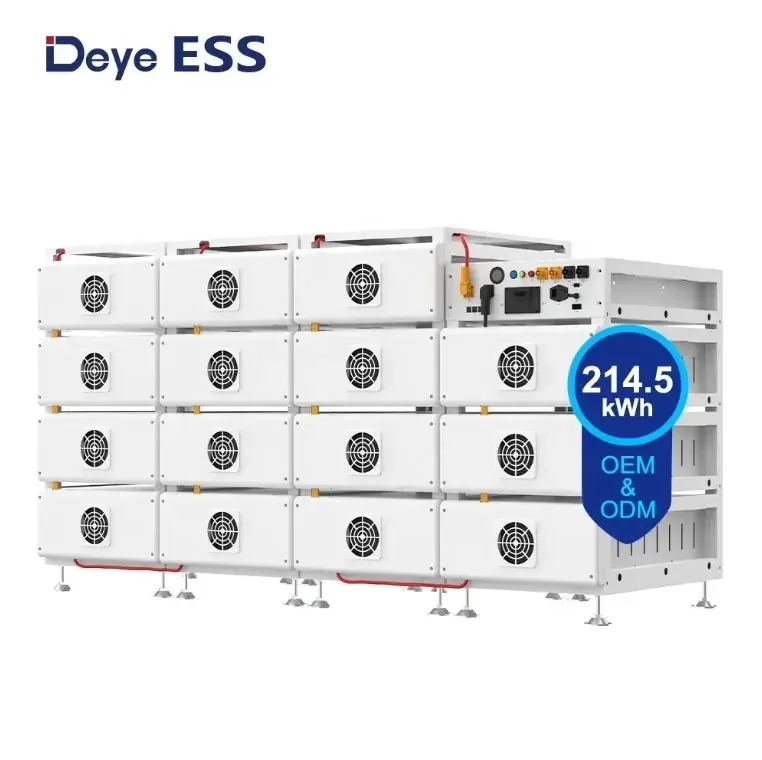 Deye 215kWh LifePO4 Lithium Battery 6000 Cycles 10-year Warranty BOS-B High Voltage Solar Energy Storage Battery BOS-B215