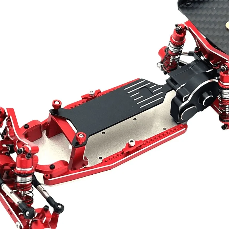 Legering Chassis Ontvanger Plaat voor WL 244016 LOSI Micro-B 1/24 RC Model Auto Buggy Upgrade Onderdelen