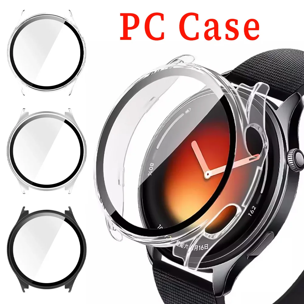 PC Shell And Membrane Integrated Case For Xiaomi Watch 5 Full Coverage Bumper Protective Shell HD Bump-proof For Xiaomi Watch 5