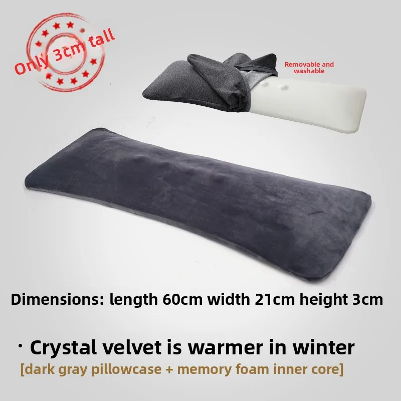 Orthopedic Lumbar Pillow Low Profile Back Support for Sleeping Back Pain Relief Pregnancy Lumbar Support
