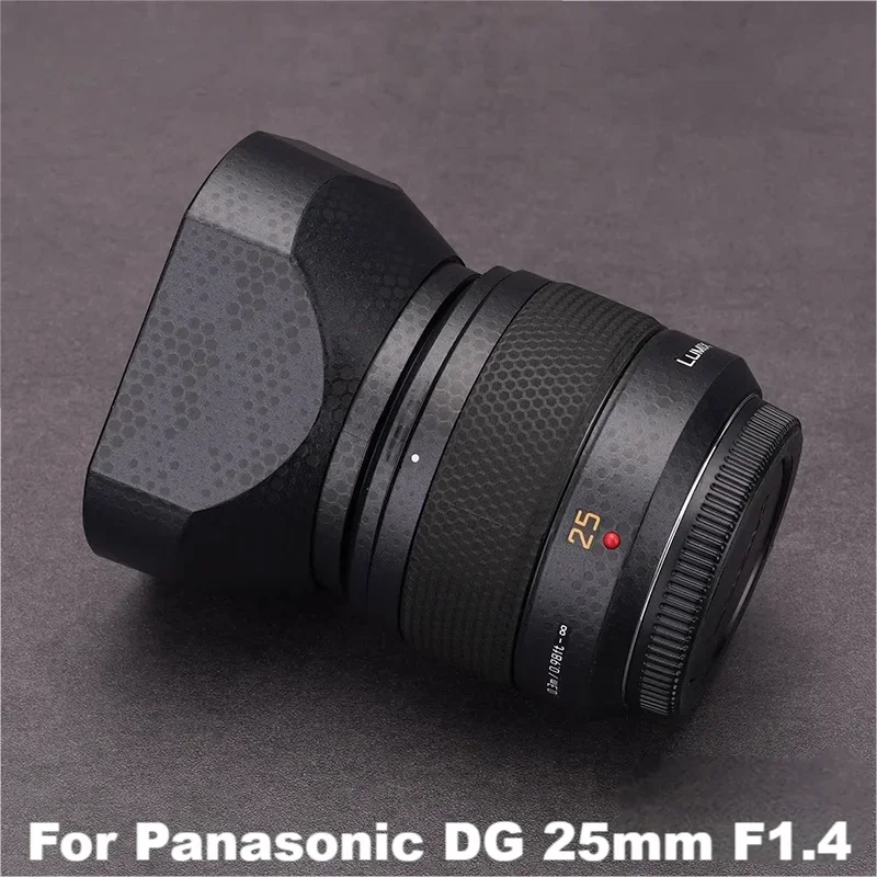 

For Panasonic Dg 25Mm F1.4 Asph Decal Skin Vinyl Wrap Film Camera Lens Body Beschermende Sticker Jas Summilux 251.4 DG25 25/1.4