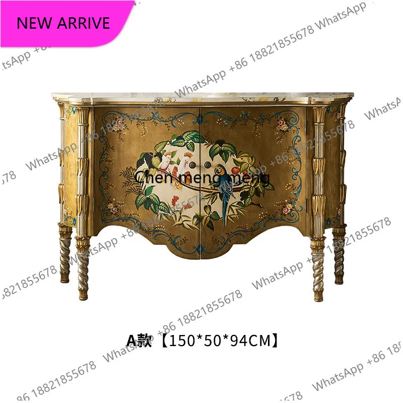 

Декоративный шкаф-тумба M183 в европейском стиле для прихожей, коридора, гостиной, вместительный американский шкаф для обуви