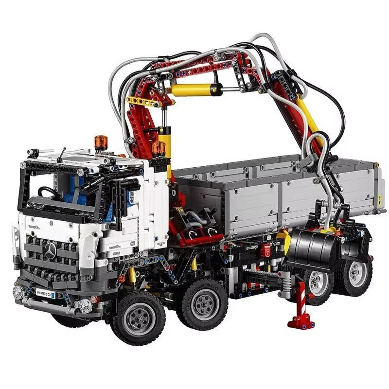 

Hot-selling new creative series truck freight car model building blocks DIY men and women hand companion gifts Christmas day adu