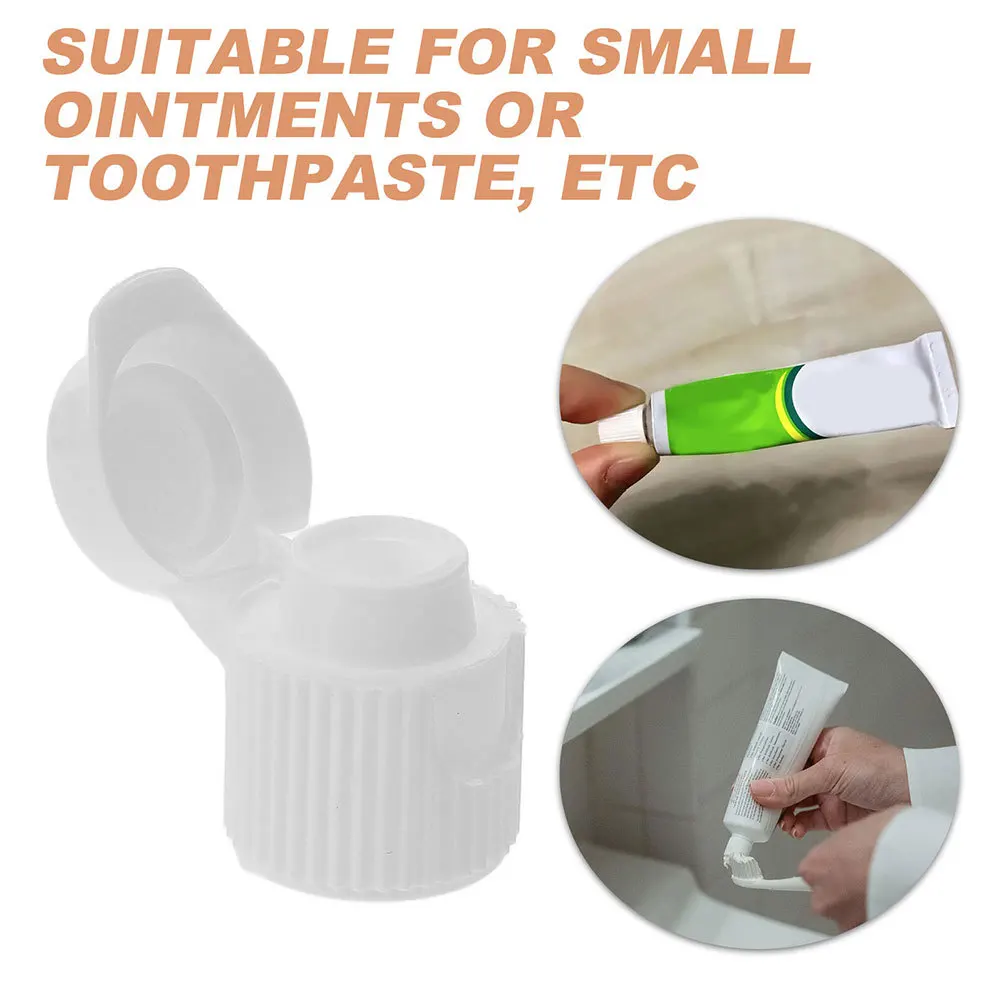 Alipis 50 قطعة غطاء معجون الأسنان غطاء غطاء السفر لإمدادات أنبوب الطلاء