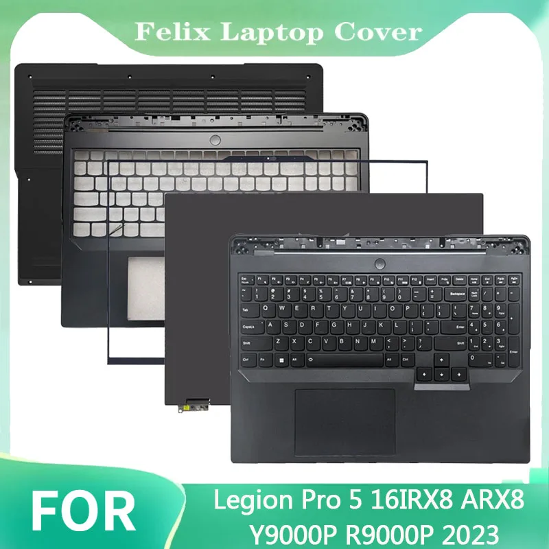 

NEW For Legion Pro 5 16IRX8 ARX8 Laptop LCD Rear Cover/Front Frame/Palm Pad/Bottom Cover/hinged Cover