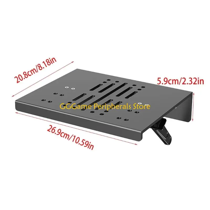 Picture 7: U55B Large AntiSlip Projectors Shelf For Wall Mounting No Damage Installation 240mm Depth Supports Multiple Devices