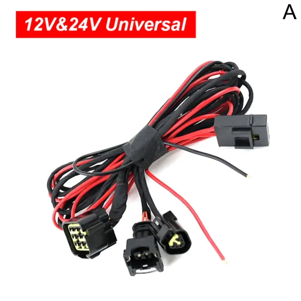 12V/24V Air Diesel Heater Wiring Harness Cable Adapter Round Triangle For Webasto Eberspacher Diesel Air Parking Heater