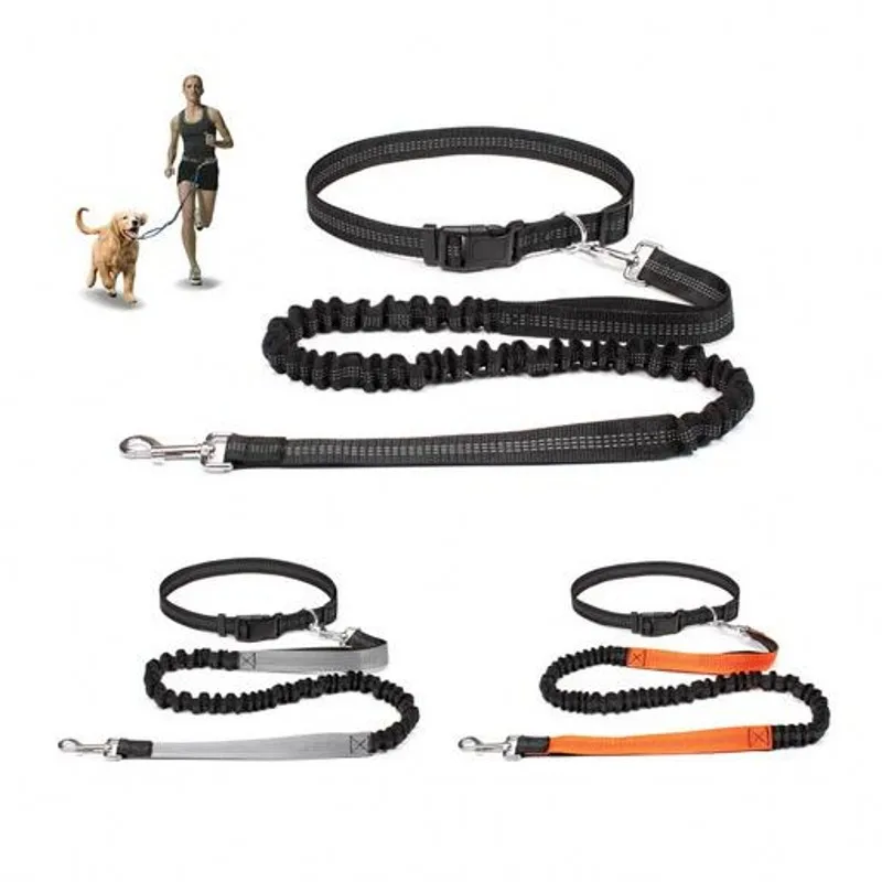 

Hand Free Dog Leash for Pet Walking Running Jogging Adjustable Dog leash Waist Belt Chest Strap Traction Rope Dog Accessories