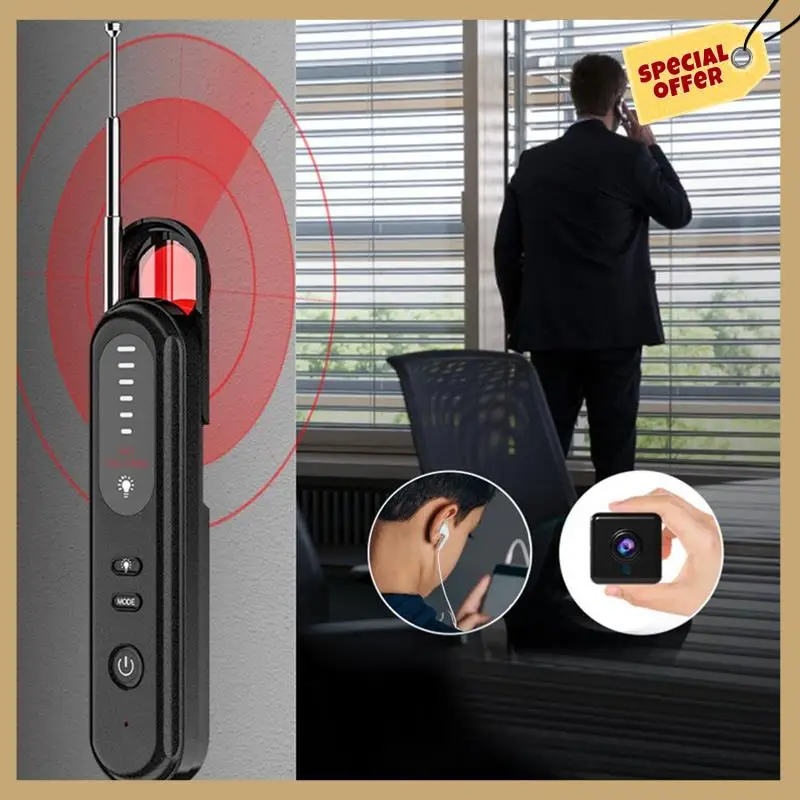 Stable Performance-Portable LED RF Wireless  High Sensitivity Anti- Cameras Finder For Listening & Surveillanc
