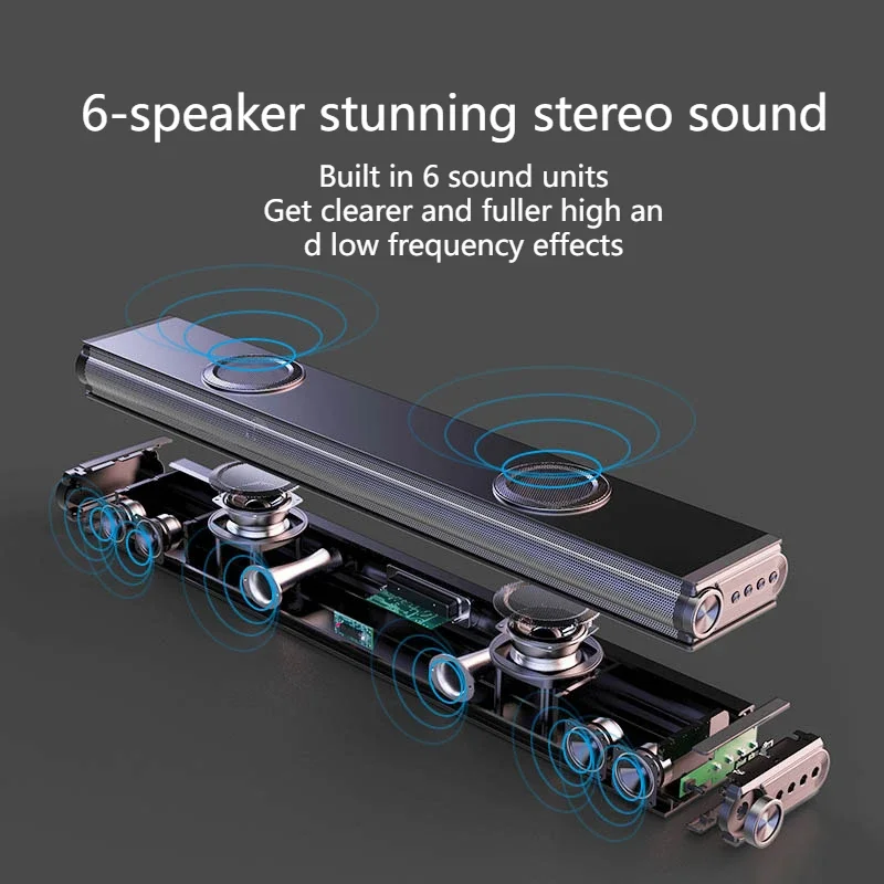 High quality home theater Blue-tooth speaker 4.2-channel soundbar karaoke surround sound soundbar